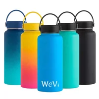

Wide mouth drink sport bottles Double Wall Vacuum Insulated Stainless Steel Water Bottle with custom logo BPA Free lid