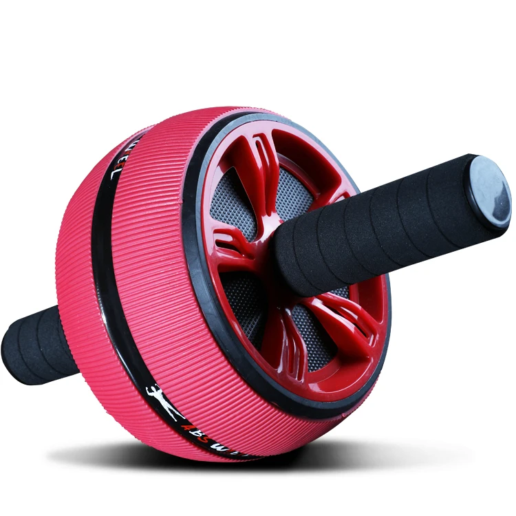 

Roller Wheel Abdominal Exercise Home Workout Equipment Fitness Roller ab wheel for Core Workouts, Red