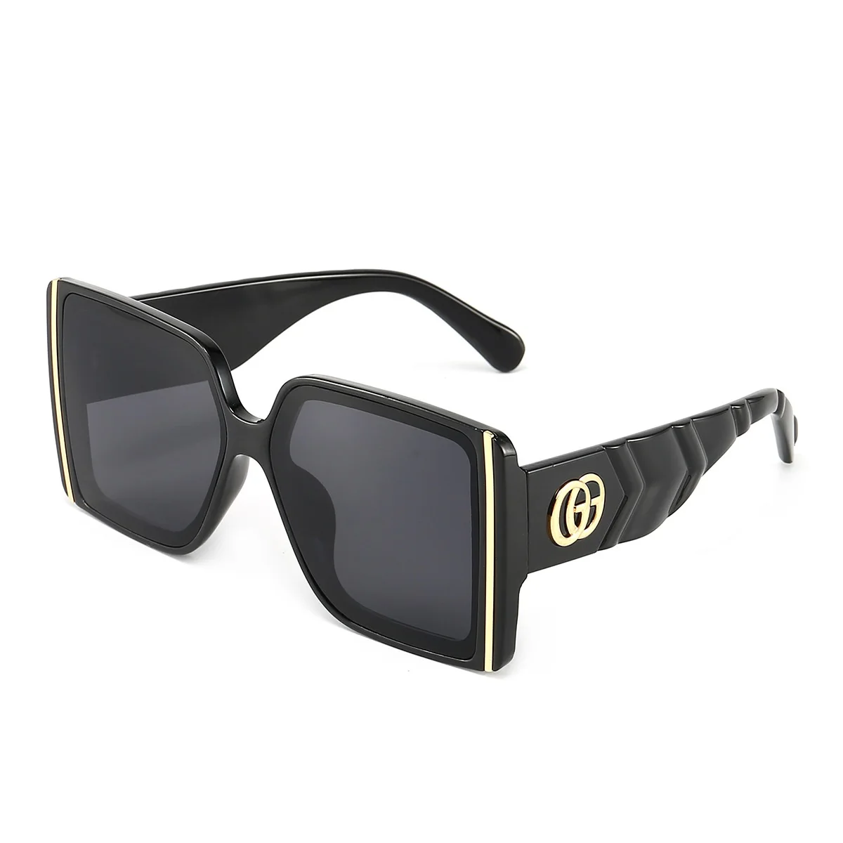 2024 Big Frame Sunglasses men Fashion Ladies Street Shot G brand sunglass Retro Square sunglasses women
