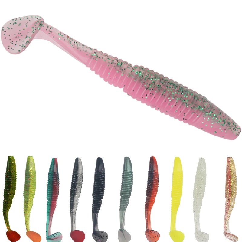 

12cm 8.4g T Tail Soft Body Surface Thread Design Soft Lures