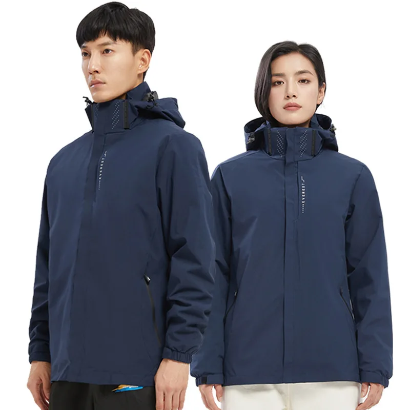 

Factory Wholesale 2021 New Outdoor Snow Ski Jackets for Men Women Three-in-one Windproof and Waterproof Hiking Jacket