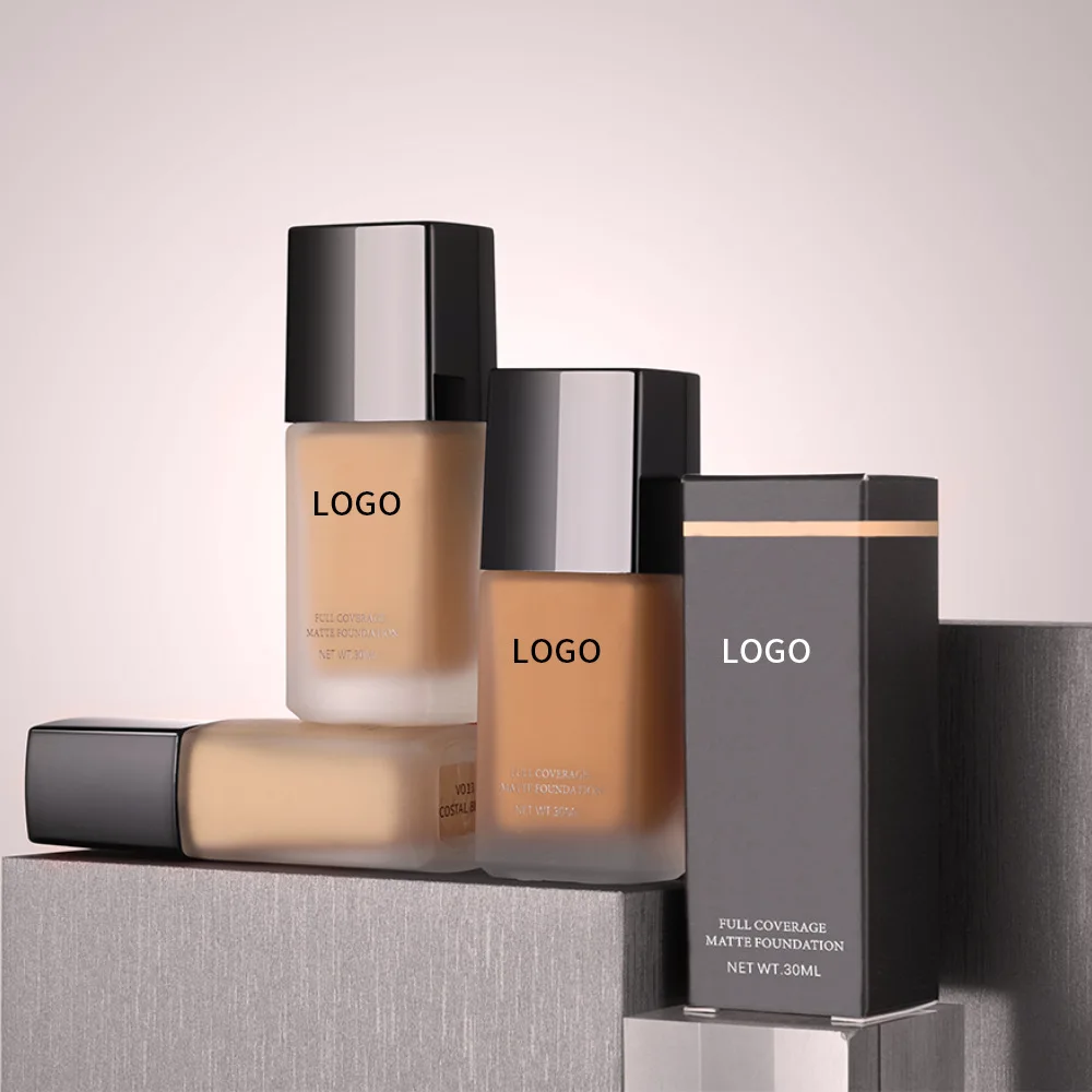 

High Quality Facial Treatment Foundation Brightening Whitening Microneedling Serum BB Cream Foundation, Black color