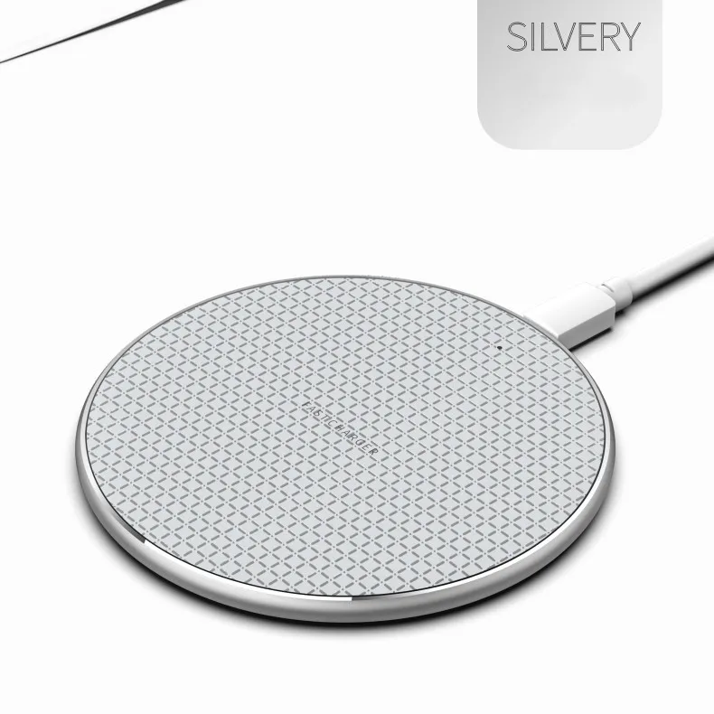 

Wholesale 10W Universal QI Round Fast Charger Mobile Phone Wireless Charger Pad For Iphone/For Samsung, Black/gray/blue/red/pink