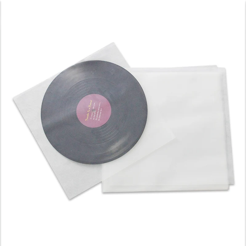 

7" 10" 12" Vinyl LP Storage Paper Plastic Record Sleeves Inner Outer Record Cover Sleeves, Transparent or other