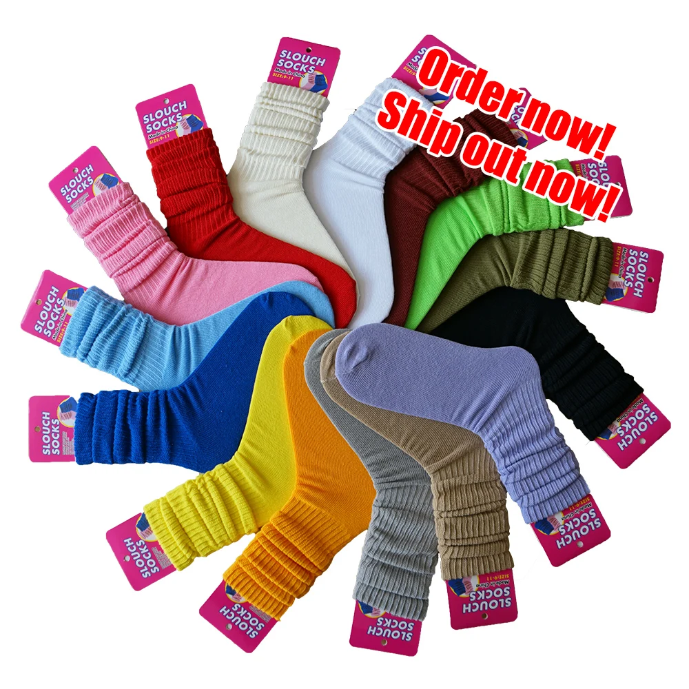 

Uron women slouch socks slouch socks for women scrunchie socks, 15 colors