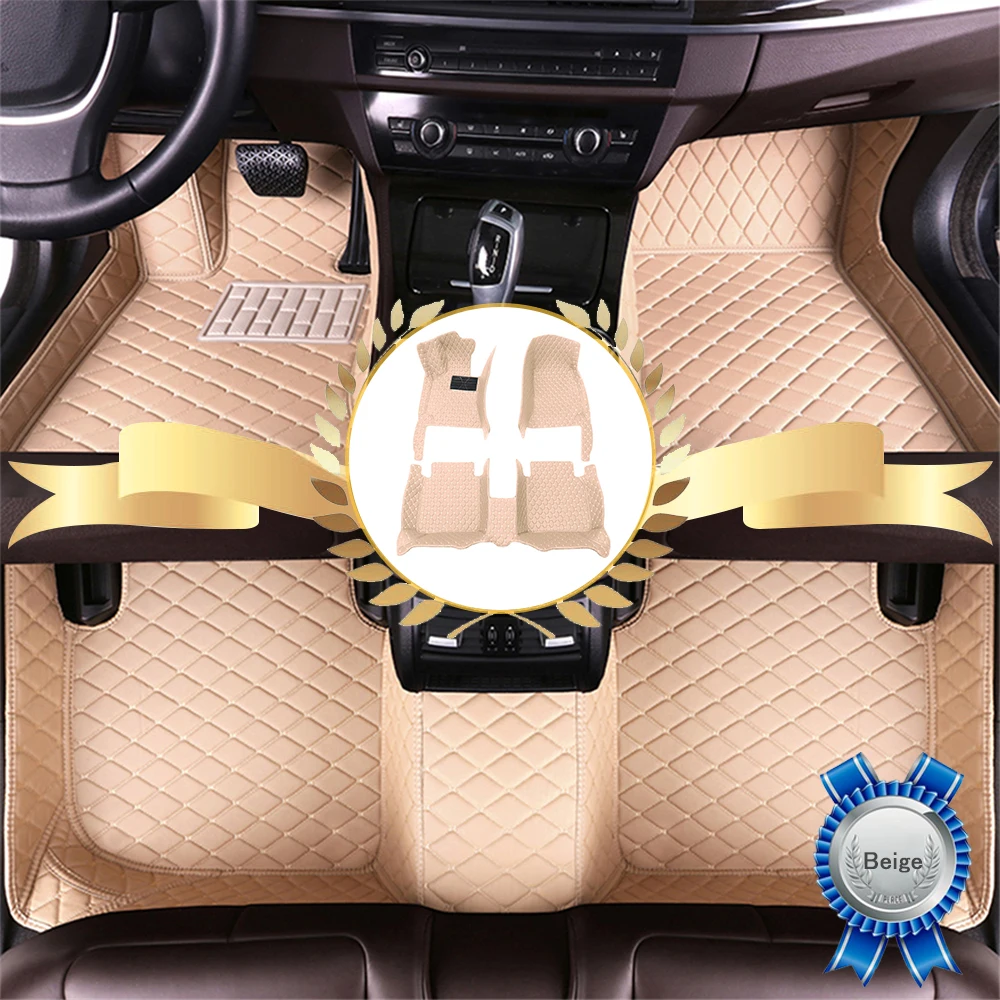 

Muchkey Waterproof Car Carpet Luxury Leather for Ford Mustang 2015 2016 2017 2018 2019 Car Floor Mats