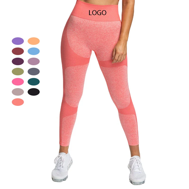 

Drop Shipping Fitness Yoga Pants Workout Sports Seamless Tights Leggings Custom Logo Yoga Pant