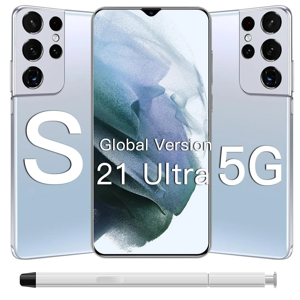 

Global Version S21ultra smart phone 6.8 HD Inch Full Screen 16+512GB Dual SIM SmartPhone 5000mAh Andriod Mobile Phone