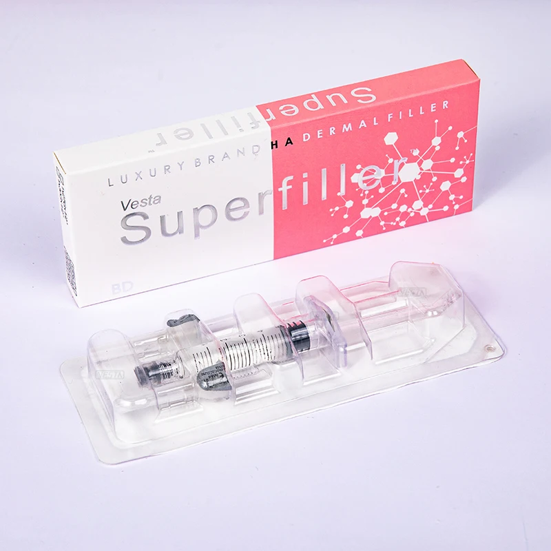 

Vesta Hot Sale Super Derma Filler Hyaluronic Acid Gel Lip Filler Injectable 2ML Syringe Hyaluronic Acid Factory Price