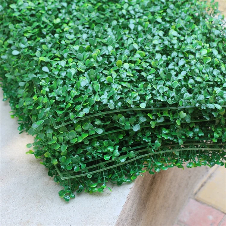 Image of Wholesale B-2620 Plastic Vertical Artificial Green Plant Wall Milan Grass Wall For Indoor Decoration