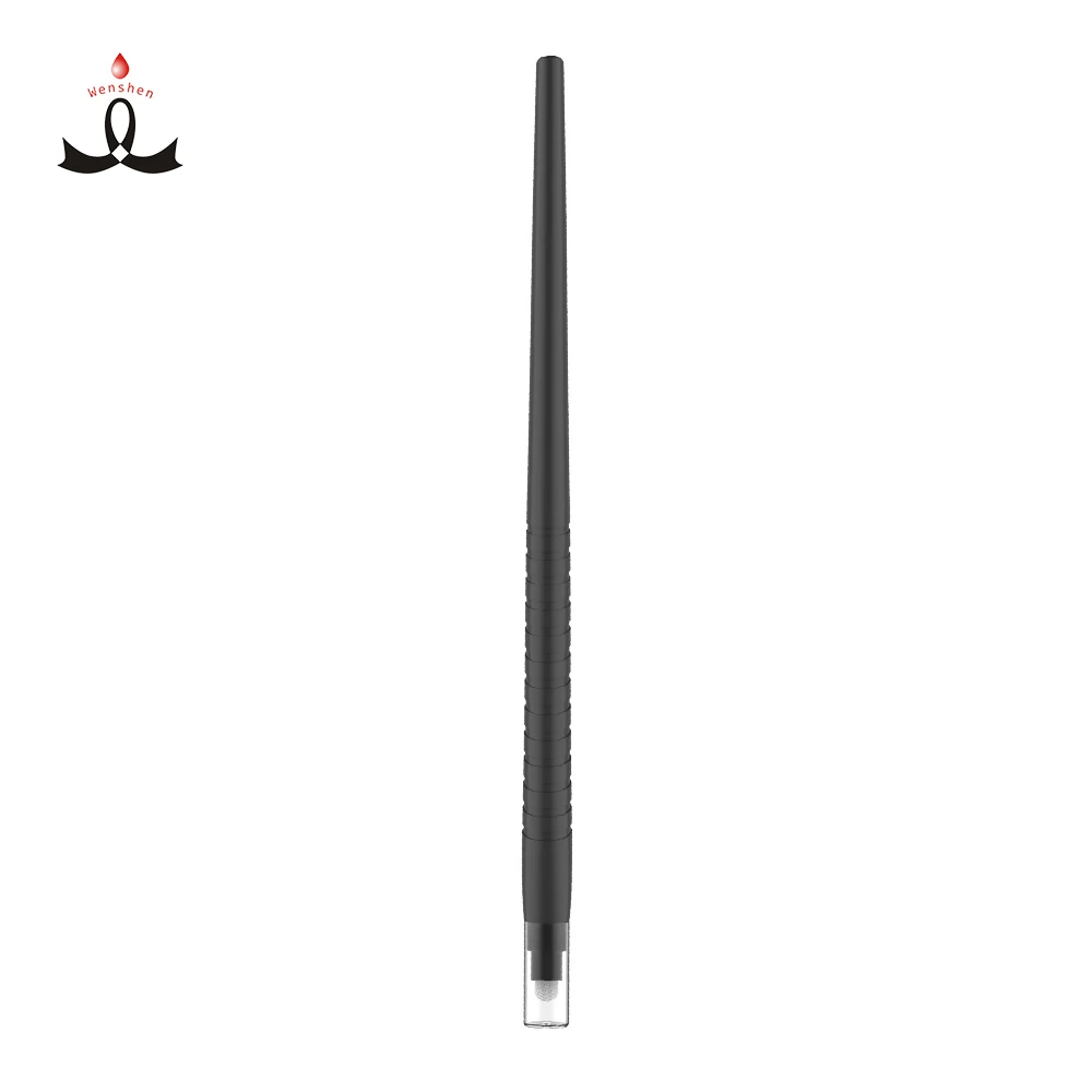 

Tattoo Factory Supplier OEM 0.16MM U18 Blade Black Disposable Microblading Pen for Microblading Tattoo, Black matt nami