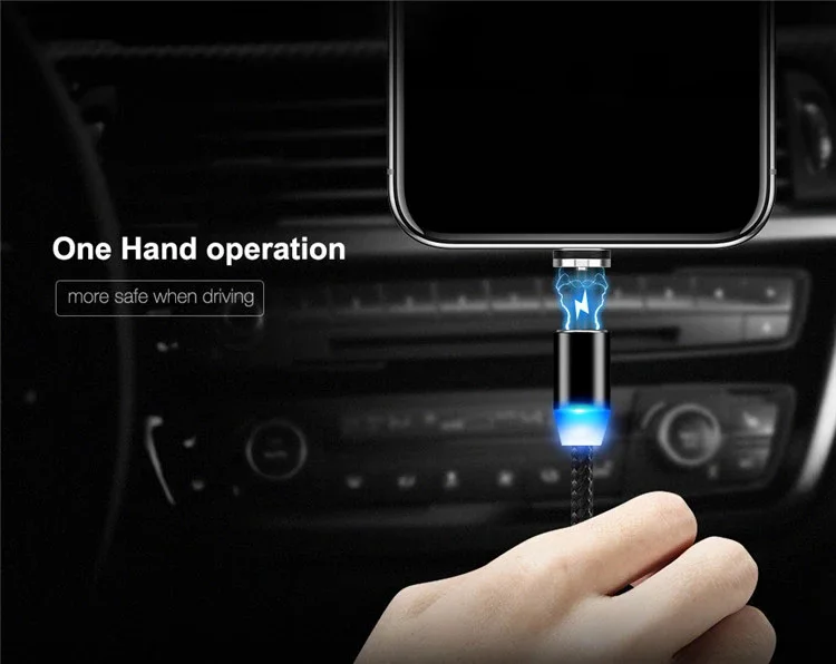 2020 new 3 in 1 Magnetic Usb Data Cable for Micro IOS Type-C Cell Phone Free Sample 1M Mobile Phone Charging Line - ANKUX.COM