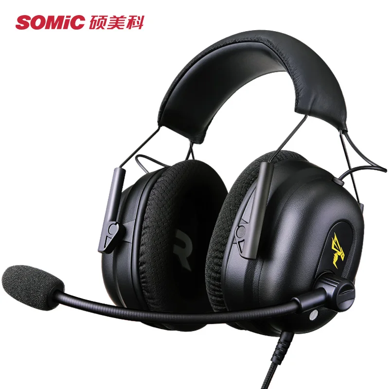 

Cool Professional Headset Lol Gaming Headset Abs Virtual Reality 7.1 Wired Headphone With Mic