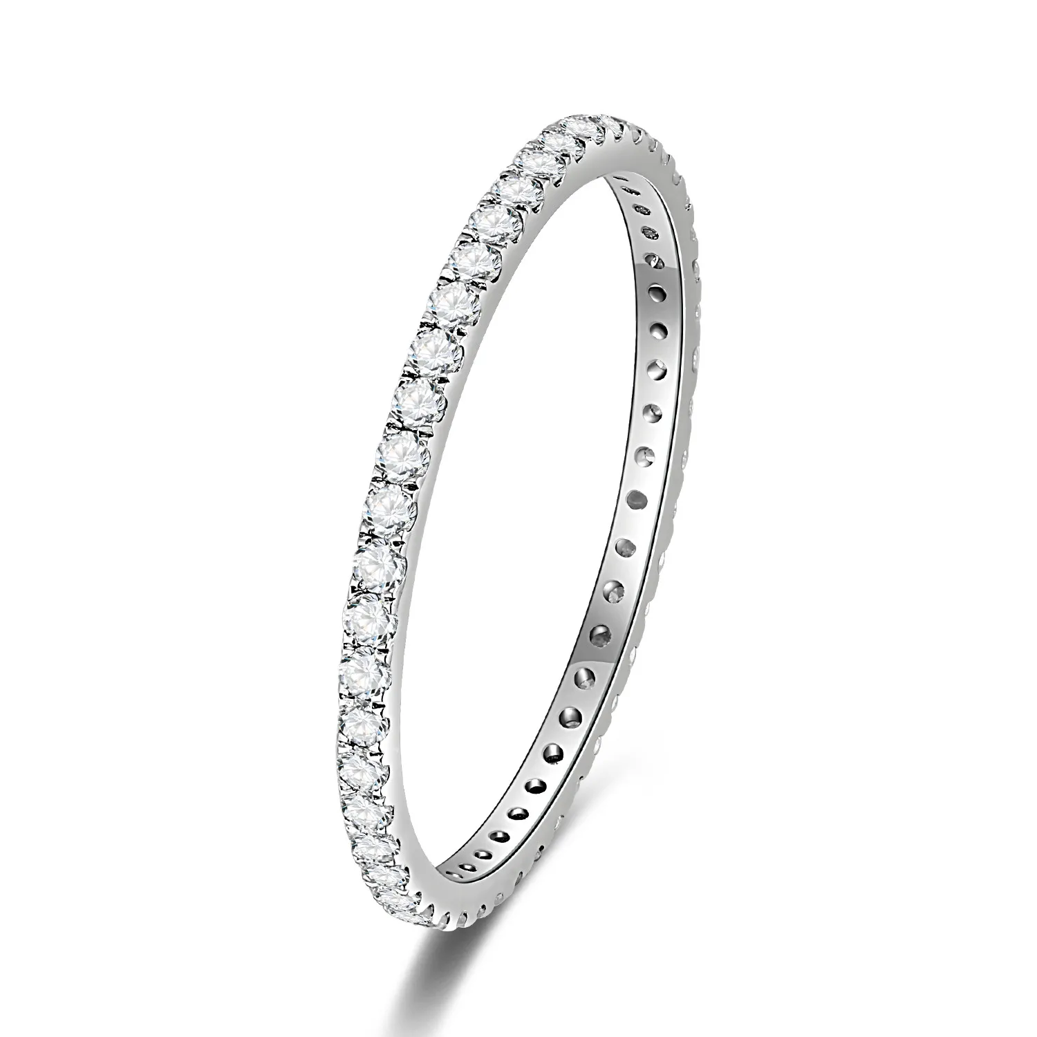 

Full diamond stackable ring S925 Silver Women's ring