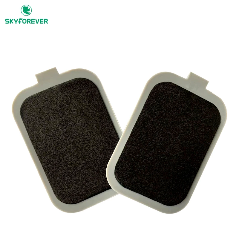 Special 78x57mm Massage Silicone Rubber Heating Electrode Pads For Tens
