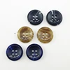 Fashion plastic solid colored shirt custom resin buttons