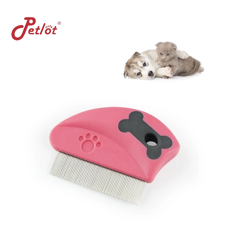 

Amazon Best-Selling Pet Deshedding Mini Flea Removal Brush Comb, Pink