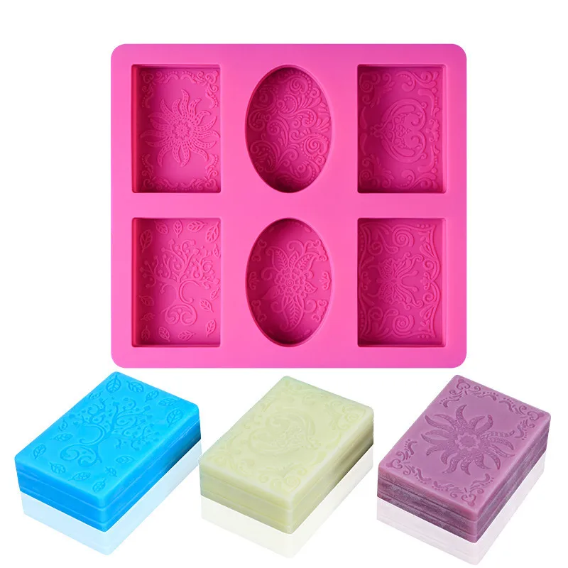 Custom Silicone Soap Molds Diy Silicone 3D Homemade Loaf Silicon Soap Mold