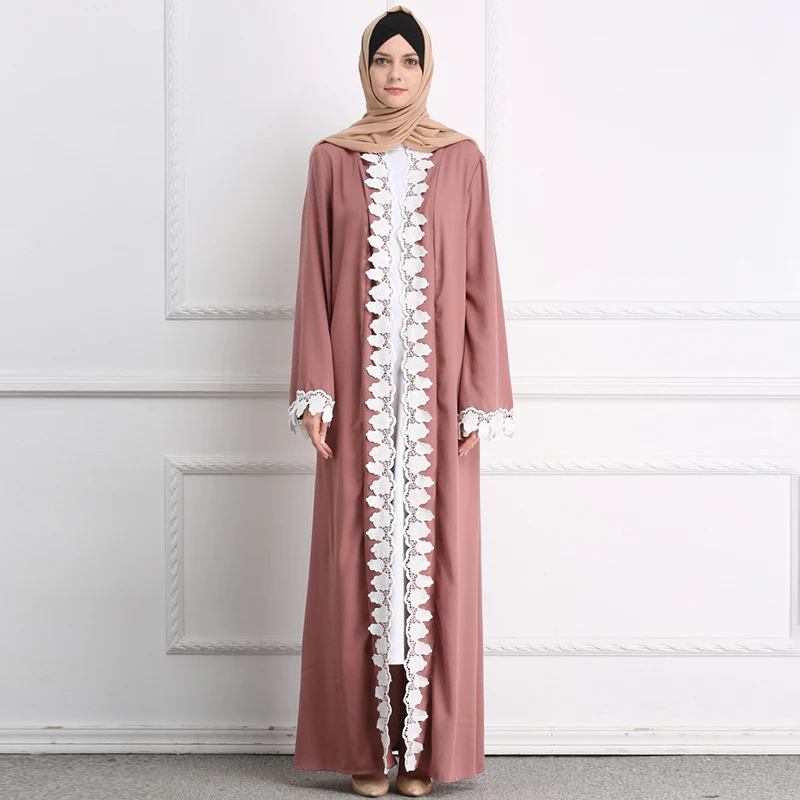 

Wholesale Islamic clothing abaya high quality OEM custom heavy chiffon muslim abaya or dresses