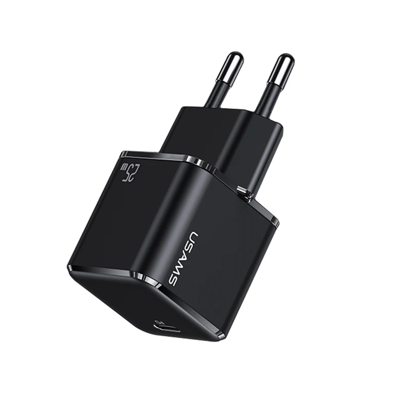 

USAMS fast charger mini 25w fast charger usb type c charger wall for phone