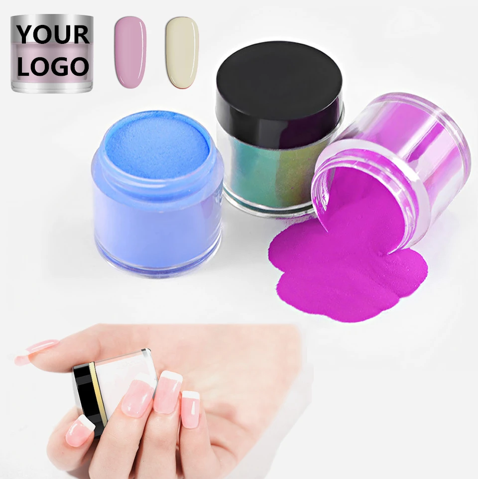 

Private Label apply nail 12pcs Set Colour System 10g Nail Fast Drying Dipping Nail Acrylic Powder Best Price Wholesale, Multi color