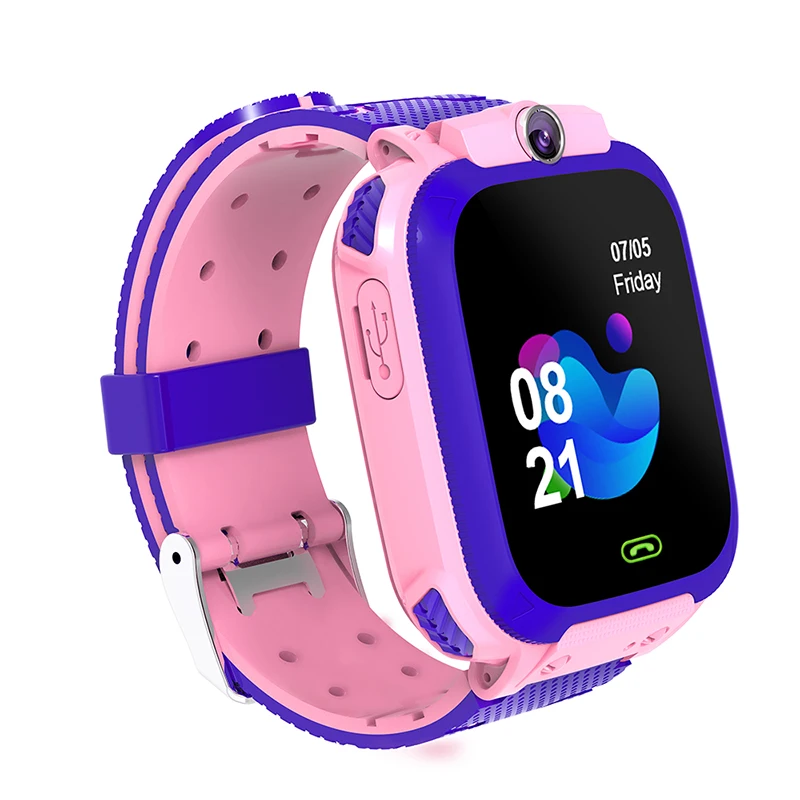 

Berace W23 Smart Watch With Calling Feature And Camera Kids Cartoon Watch Digital Watch, Pink and blue
