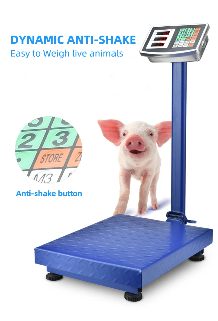 150kg 300kg Digital Electronic Weighing Machine Stainless Steel