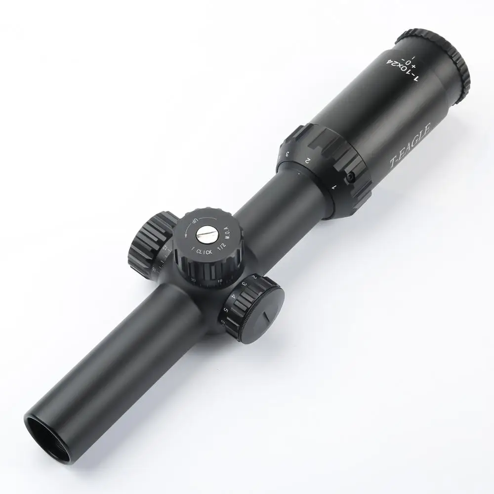

T-Eagle MR 1-10x24 IR Tactical RiflesScope for PCP Air Sniper gun Hunting Optics Sight Illuminate Riflescope for Shooting, Black