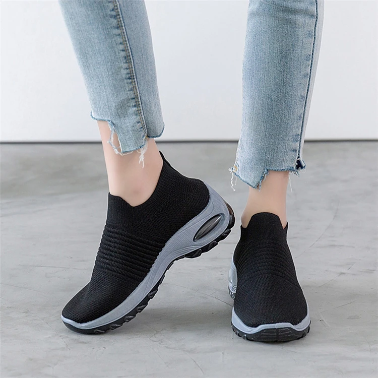 

soft sole sports shoes breathable casual shoes ladies shoes women sport running, As pictures