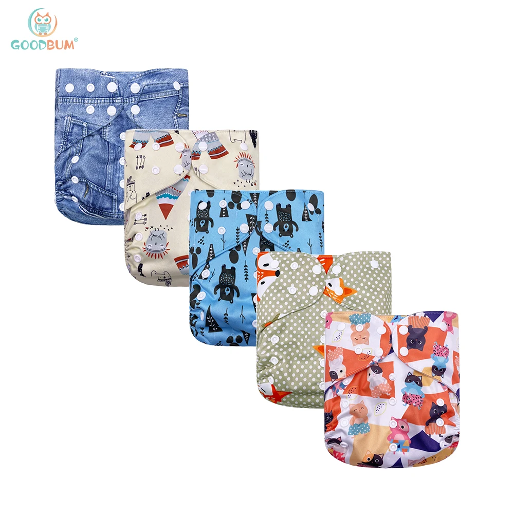 

Hot sale accept OEM&ODM XL washable big  fit all adjustable suede cloth baby cloth pocket diaper, Colorful
