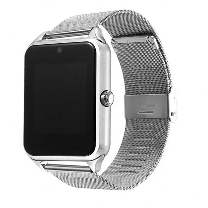 

Smart Watch Metal Strap BT Wrist Smartwatch Android&IOS Watch Multi-languages