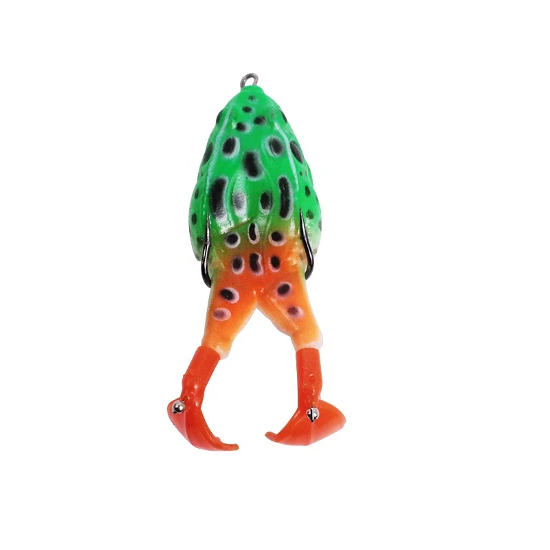 

Factory supply 12g rotating propeller frog floating water bait soft bait fishing frog bait, 10 colors