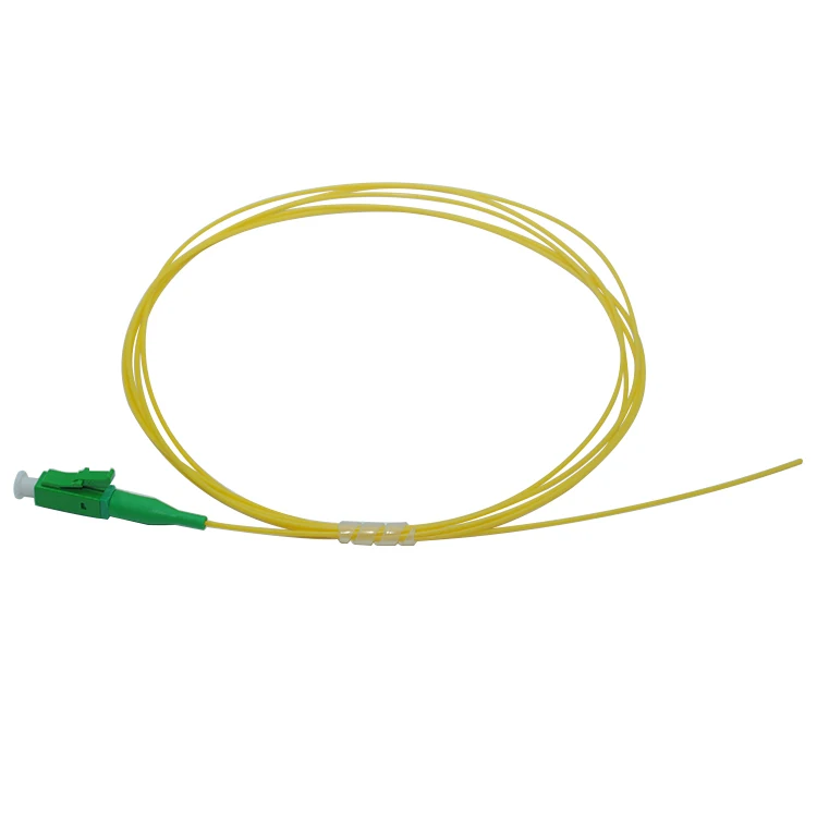 OM2 OM3 12 core PVC FTTH CATV 0.9mm 2.0mm 3.0mm 1 mete SC APC Fiber Pigtail Singlemode G652D G657A1Fiber Optic Pigtail
