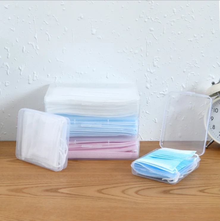 

Food Grade PP Portable Mask Case Dust-Proof Moisture-Proof Mask Special Storage Box