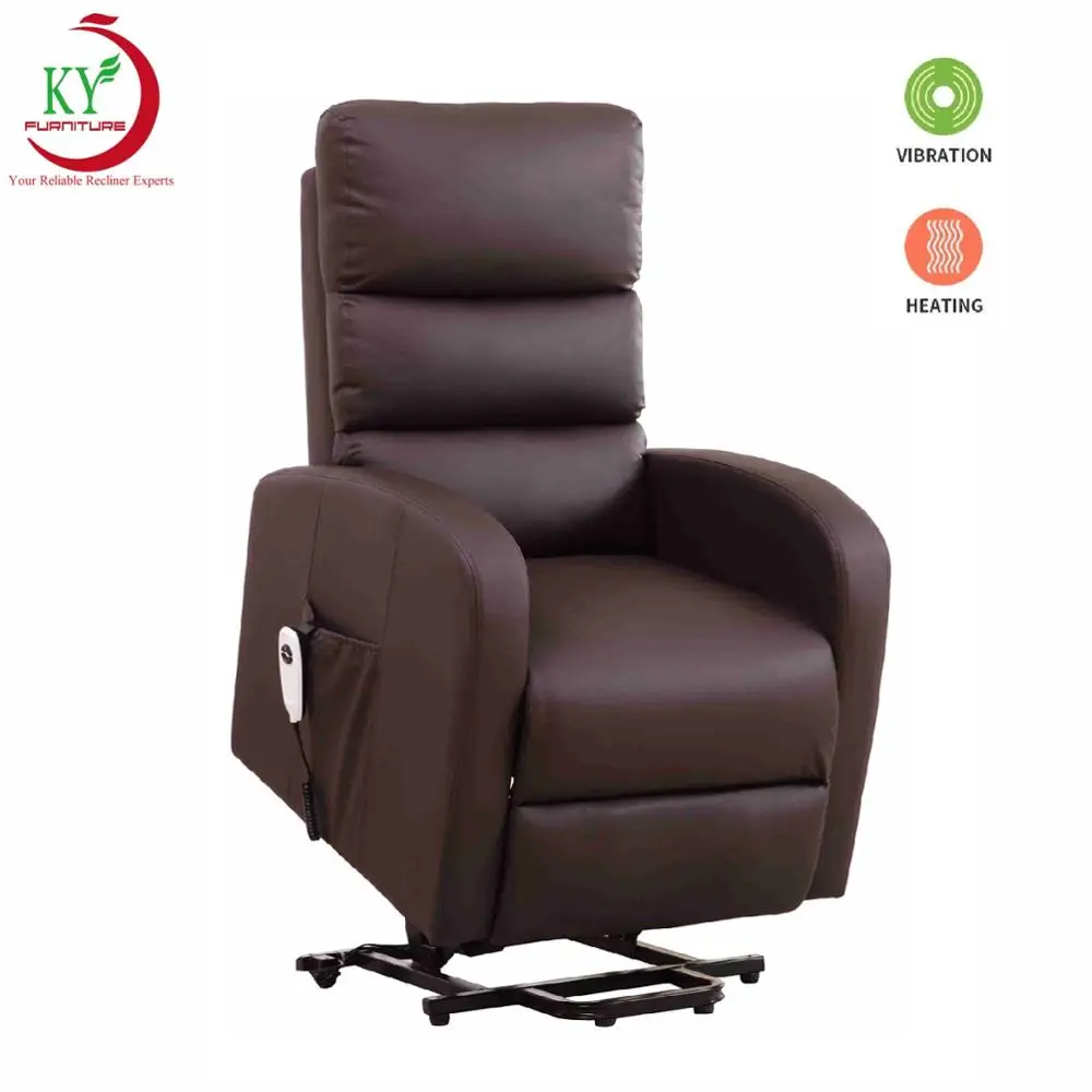 

JKY Furniture Single Motor Electric Power Lift Riser Recliner Sofa Chair With 8 Points Massage For Elderly And Disabled