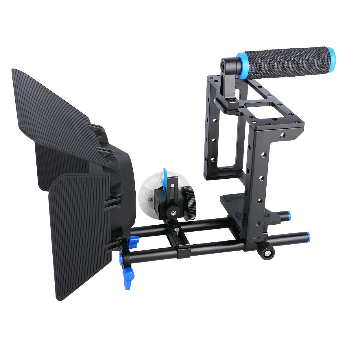 

TL MEDIA CCK100 Camera Cage, Matte Box & Follow Focus DSLR Camera Cage Kit, Black