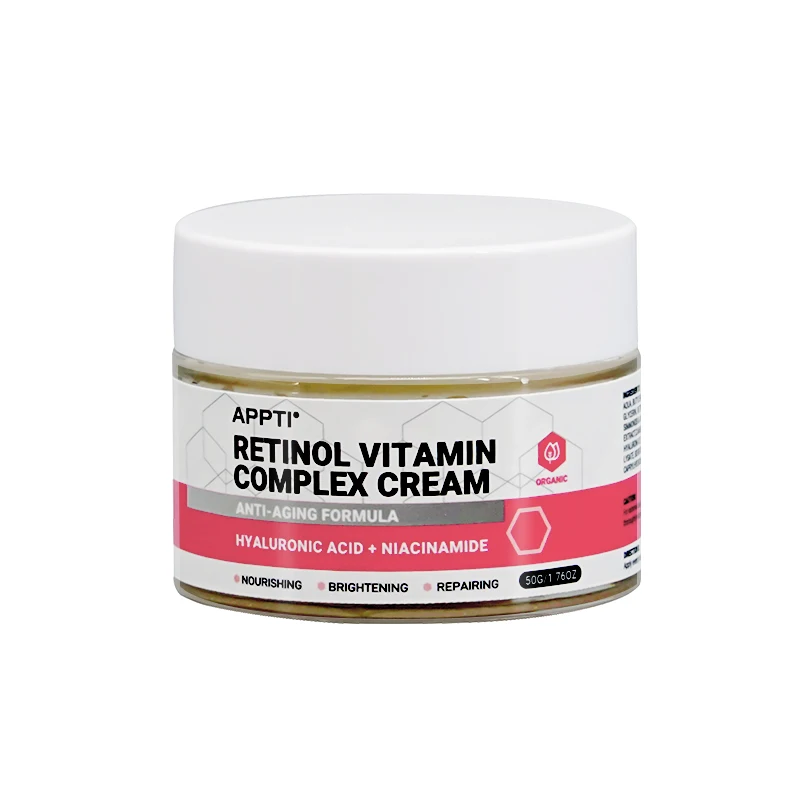 

Private Label Antiage Night Whitening Face Moisturizer Cream, Light yellow
