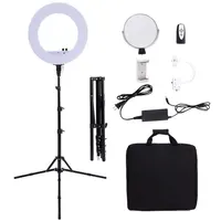 

photographic lighting 18 inch beauty lamp 48w battery operated led ring light for Makeup