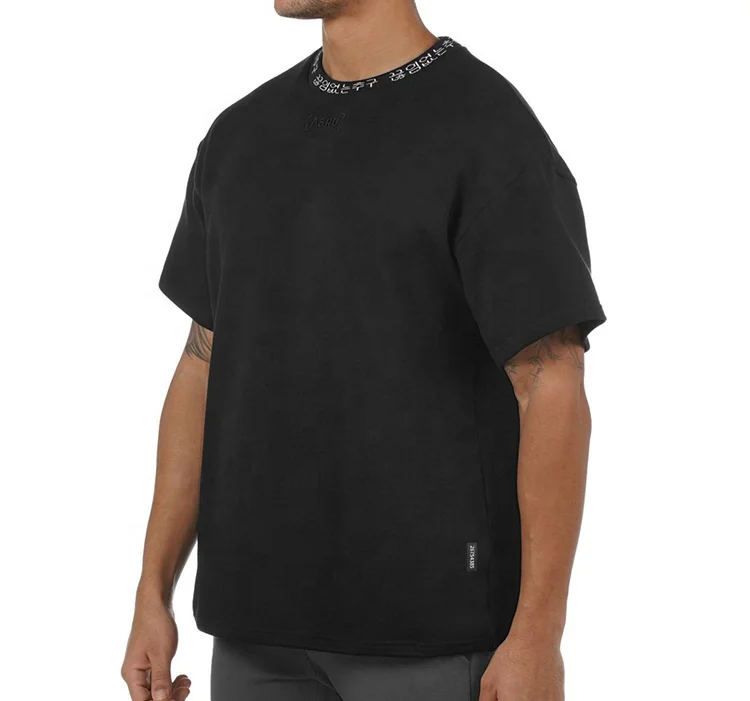 

2021 hot sale Men Shirts T-Shirts Tshirt Men's Clothing Round Neck T-Shirt 100% Cotton Plain Clothes Custom Man Black T Shirt