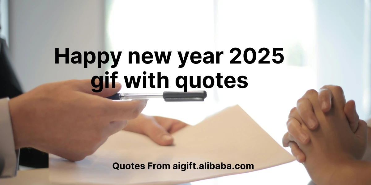 happy new year 2025 gif with quotes