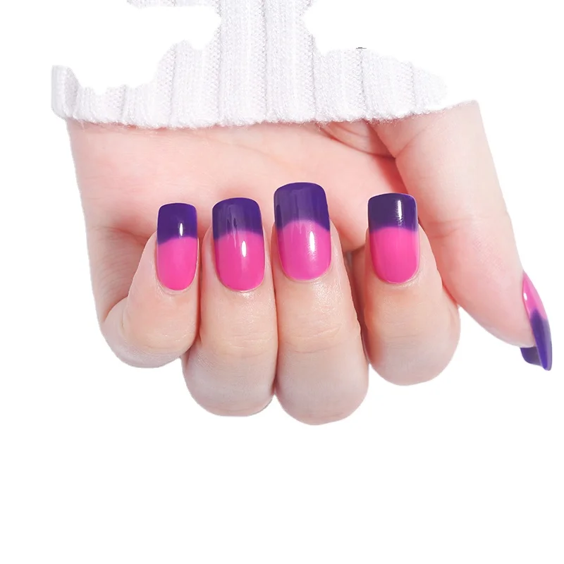 

Bluesky supplier temperature color change uv gel polish for nail art design, 24 colors