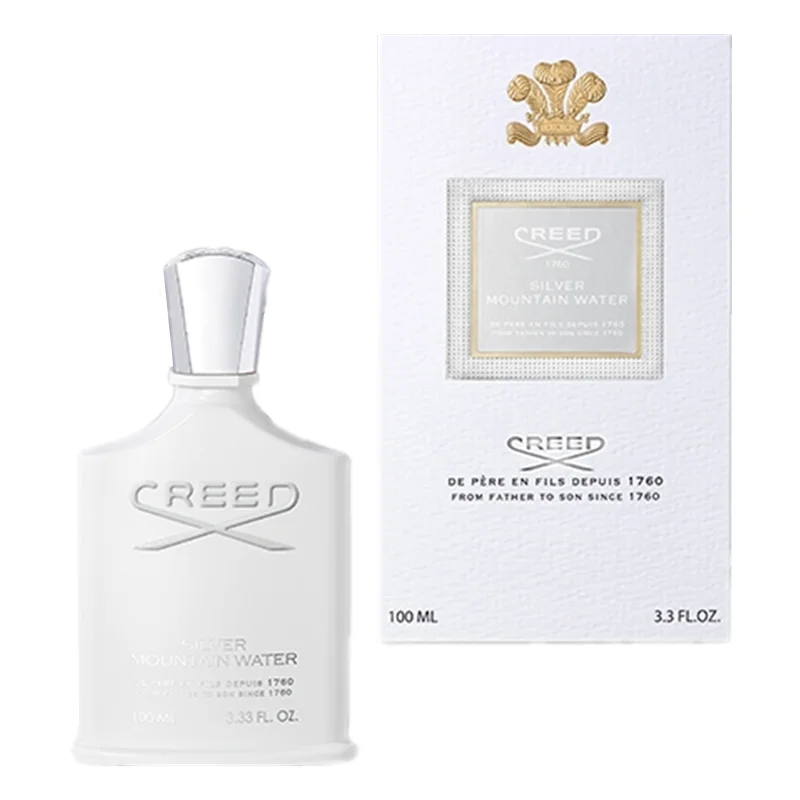 

Creed Perfume Creed Silver Mountain Water 100ml 3.33fl.oz men women perfume hot sale Long lasting fragrance eau de parfum
