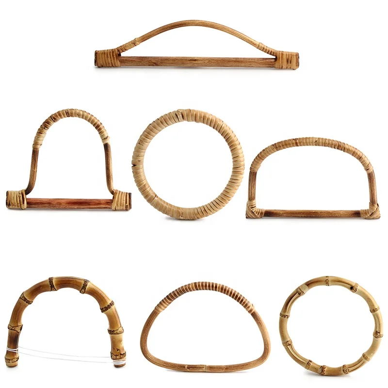 

Diy Other Classic Bags Parts Top Half Round Natural Bamboo Handle For Purse Handle Handbag Hardware Accessories