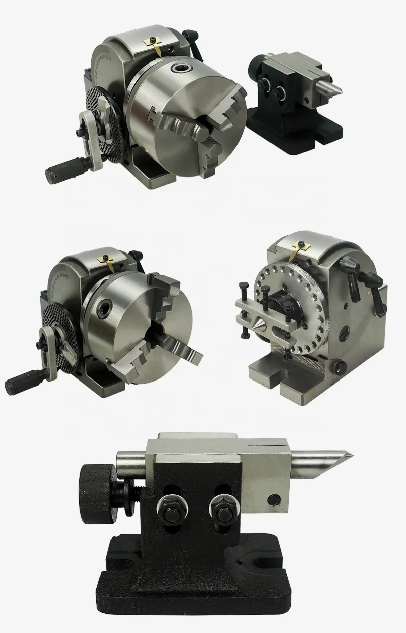 中国铣床万能分度头 100 毫米 125 毫米 160 毫米精密半万能分度头的