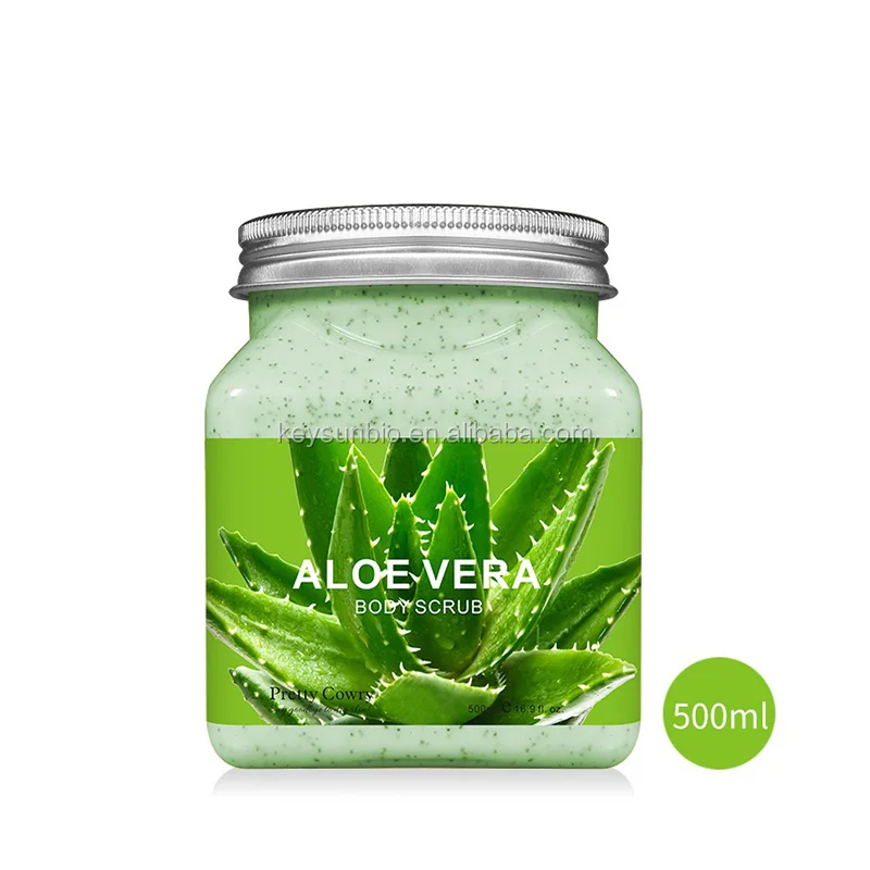 Oem Natural Facial Exfoliating Whitening Aloe Vera Body Scrub
