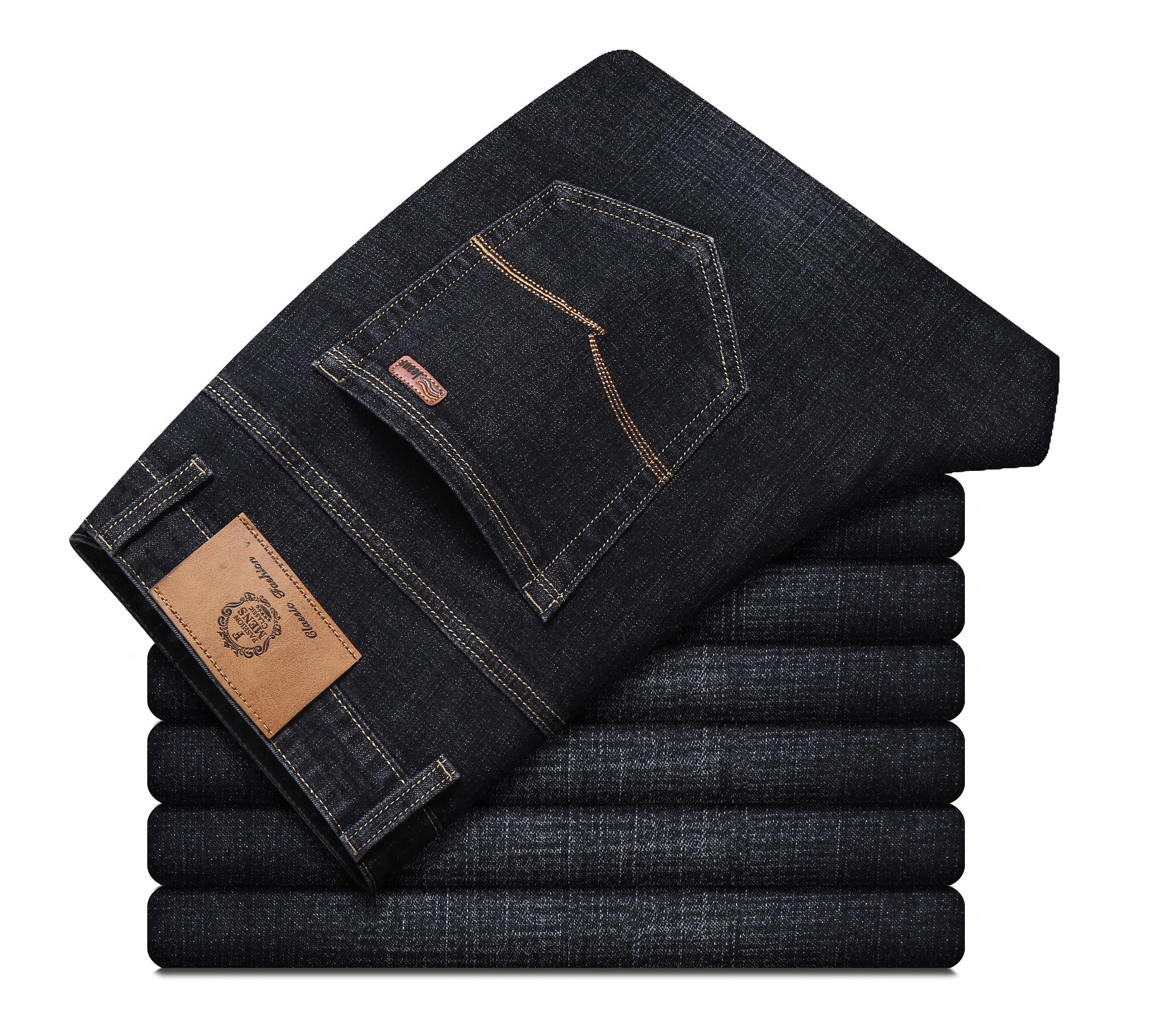 

RTS wholesale business casual stretch denim men's jeans