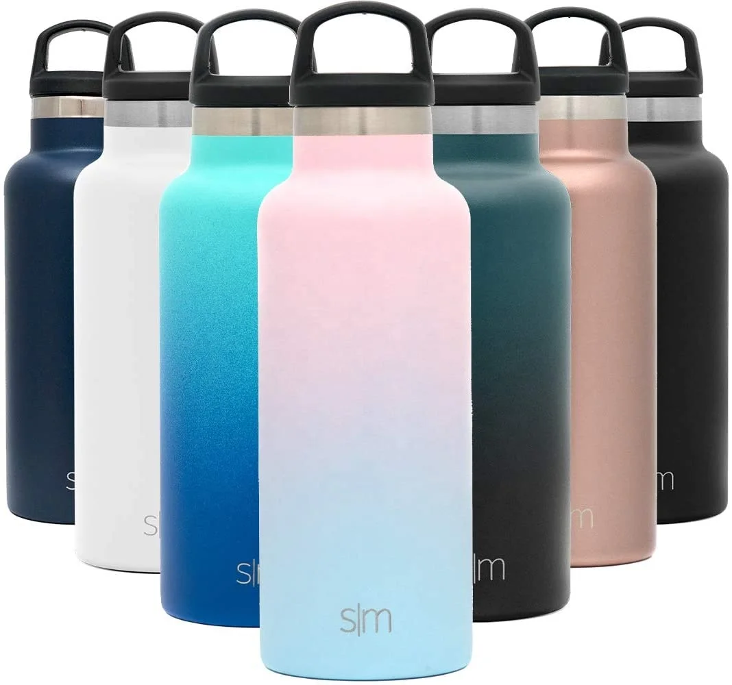 

custom wholesale camping water bottle insulated termo stainless steel cup, Pink