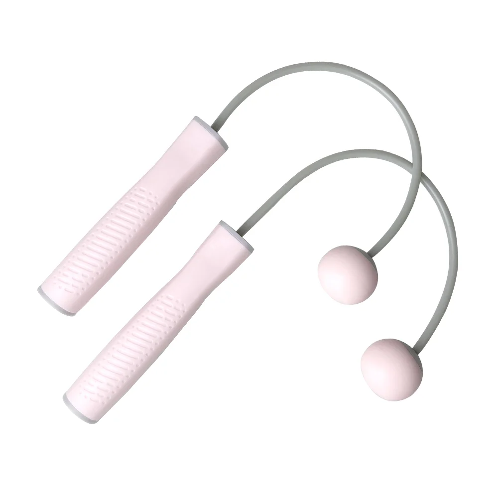 

New design easily carry blue grey pink jump rope cordless for fitness exercise