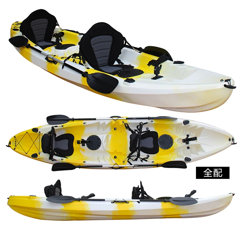 

Plastic material 3 Person Inflatable kayak 2 person Fishing canoe Kayak with child kayak for sale, Customized