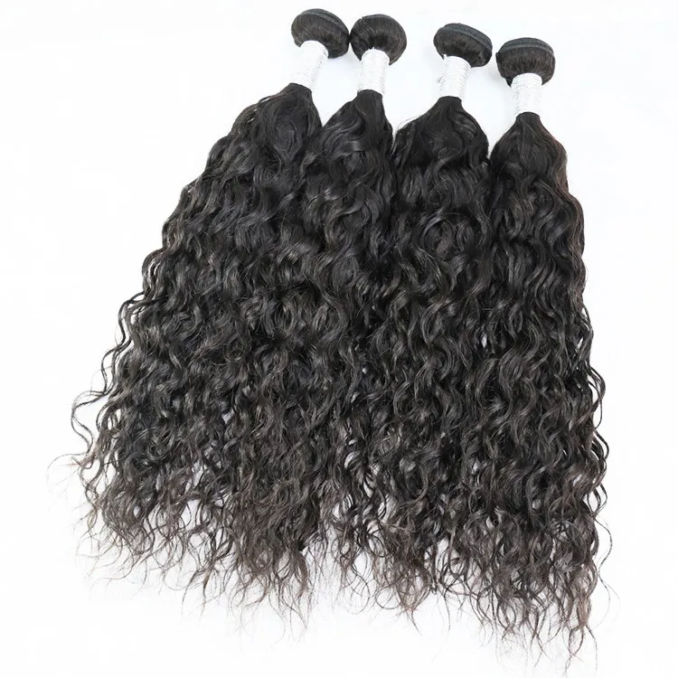 

8a virgin hair extensions 30 inch water wave deep curl indian human hair bundles